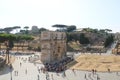 Resti romani - ROMA - Italia - Roman archaeological site Royalty Free Stock Photo