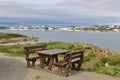 Resting Area on the Hardanger mountains plateau, Norway, Europe.