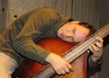 Resting Bass Player