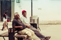 Resting people in white city popayan colombia south america