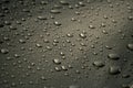 Resting rain droplets Royalty Free Stock Photo