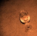 Resting Wine Glass