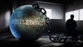 Restlessness - a metaphorical view of exhausting human struggle with restlessness. Taxing and strenuous fight against a