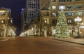 Reston Town Center Street Holiday Lights Virginia