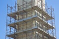 Restoration of a damaged reinforced concrete structure - weathered reinforced concrete structure