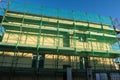 Restoration facade bonus scaffolding building house