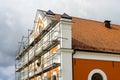 Restoration of the facade of the historical synagogue in Sabile, Latvia