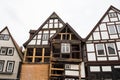 Restoration of historical facades in the city centre of the city