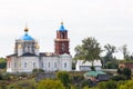 Restoration old Orthodox churches in Russia. Royalty Free Stock Photo