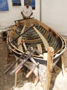 Restoration of an old wooden boat