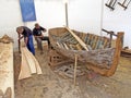 Restoration of an old wooden boat