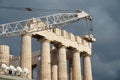 Restoration of Parthenon Royalty Free Stock Photo