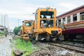Restoration the railroad tracks