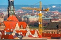 Restoration work in Old Town, Dresden, Germany