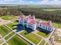 Restored ancient castle-palace of Puslovsky Kossovo, Belarus