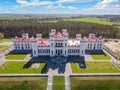 Restored ancient castle-palace of Puslovsky Kossovo, Belarus