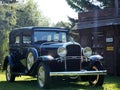 Restored Antique Oldsmobile With Spoked Wheels