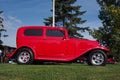 Restored Antique Red Car