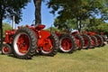 Restored B and H tractors