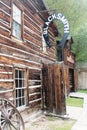 Restored blacksmith shop in an American ghost town Royalty Free Stock Photo