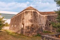 building of the old fortress three acorns in Luxembourg. Nowadays it is a modern museum