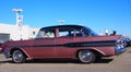 Restored Burgundy And Black Pontiac Sedan