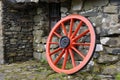 Restored Cart Wheel