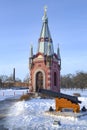 Restored chapel of the Holy Apostles Peter and Paul. Kronstadt