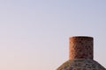 Restored chimney of an old lime kiln, Wool Bay, South Australia.