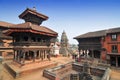 Restored Chyasilin Mandap on a Durbar square of Bhaktapur in Nepal