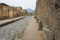Restored city Pompeii