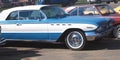 Restored Classic Blue And White Buick Electra