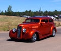 Restored Classic Burnt Orange Coupe