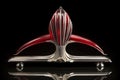 restored classic car hood ornament Royalty Free Stock Photo