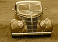 Restored Classic Ford In Sepia