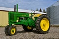 Restored classic G John Deere tractor