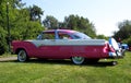 Restored Classic Pink And White Sedan