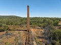 Restored Copperfield Copper Mine Stack Aerial