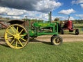 Restored General Purpose B John Deere tractor