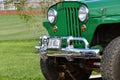Restored 1950 green Willys Jeep