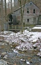 Old Gristmill and Stream Royalty Free Stock Photo