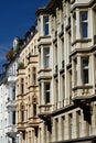 restored grunderzeit facades with bay windows