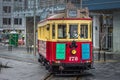 Restored Heritage Tram, one of Christchurch`s leading attractions for touring the city and viewing landmarks and local sights.