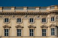 Restored historic building facade of the Berliner Stadtschloss Royalty Free Stock Photo