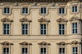 Restored historic building facade of the Berliner Stadtschloss Royalty Free Stock Photo