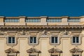 Restored historic building facade of the Berliner Stadtschloss Royalty Free Stock Photo