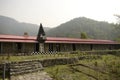 restored historic police barrack at buxa fort Royalty Free Stock Photo