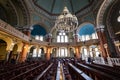 Interior of Sofia synagogue. Bulgaria. Royalty Free Stock Photo