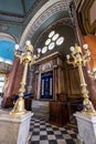 Interior of Sofia synagogue. Bulgaria.