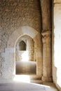 Restored interiors, a castle of middle ages Royalty Free Stock Photo